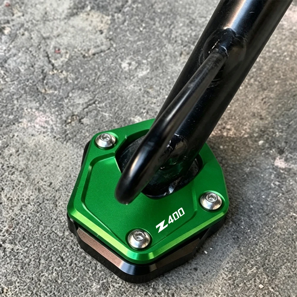 Versys 650 Side Stand Enlarge Extension Kickstand Foot Pad Support For Kawasaki Ninja 400 Z400 ZH2 Versys650 KLX 125 230 150 250