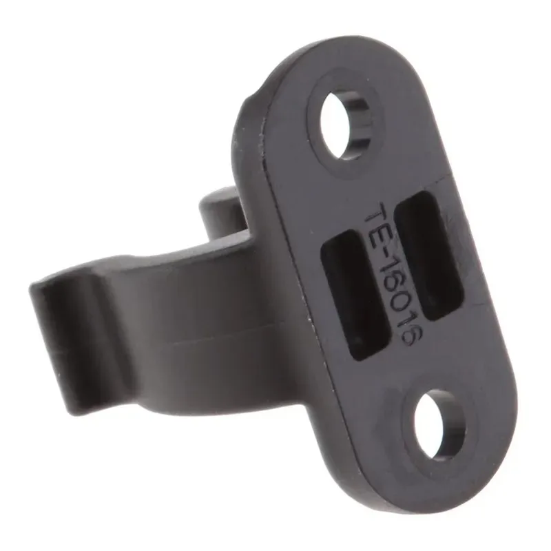 Tiller Extension Clip, 16mm Rod Retaining Bracket Hook, Heavy Duty Black Nylon, for Fishing Boat Sailboat Yacht Deck Rigging