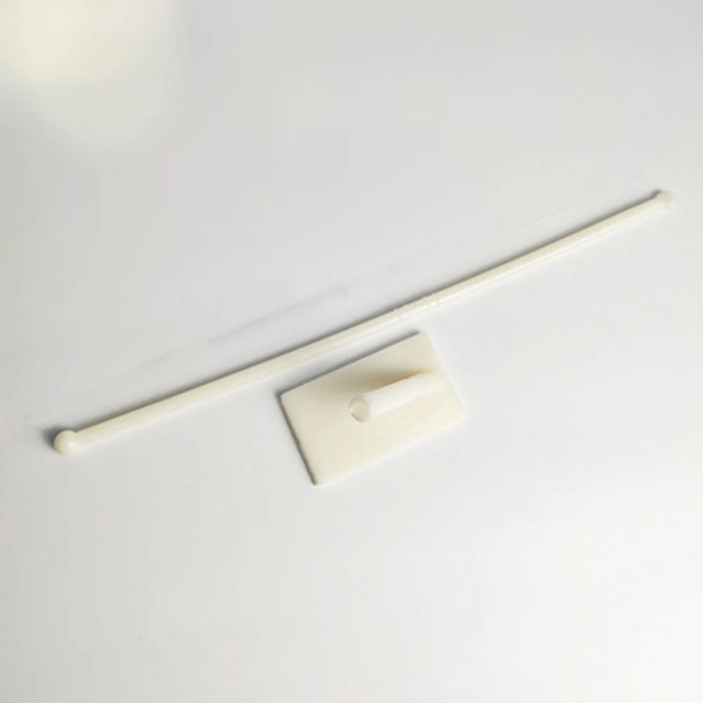 

10pcs Car Window Flagpoles Sticky Sturdy Windproof Plastic Vehicle Flagpole Adjustable Durable Removable Wear-Resistant Travel