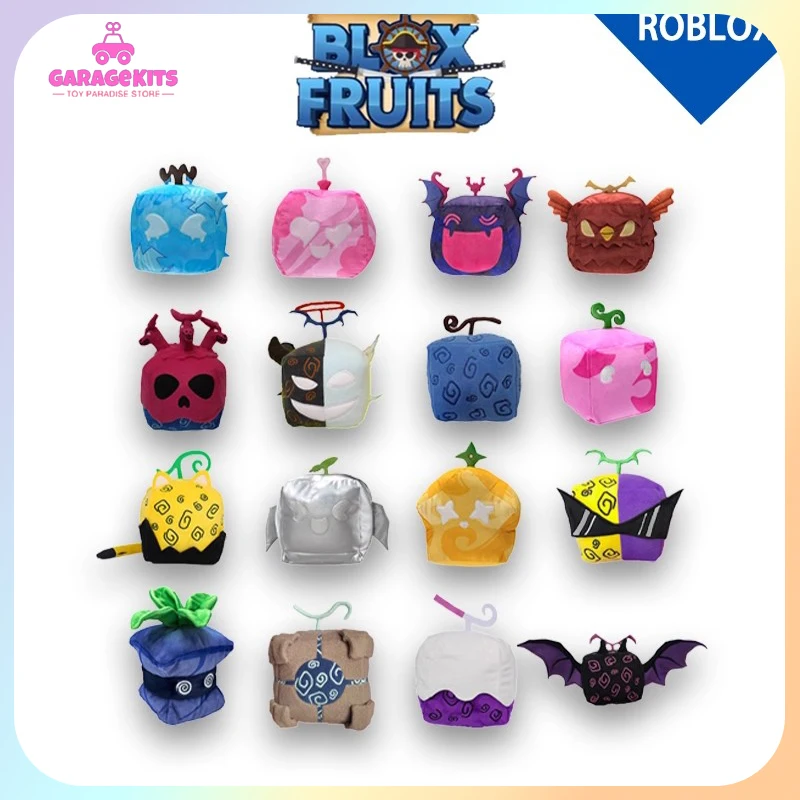

Blox Fruits Game Merchandise Plush Toys Fruit Leopard Box Plush Toy Doll Great for Boys collectible Venom Ghost Falcon Mammoth
