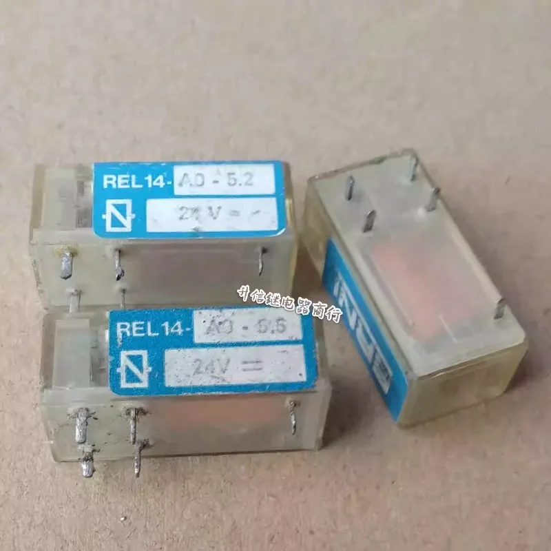 （Second-hand）1pcs/lot 100% original genuine relay:REL14-AD-5.2  REL14-AO-5.5 24V 5pins (Disassembly and testing completed)