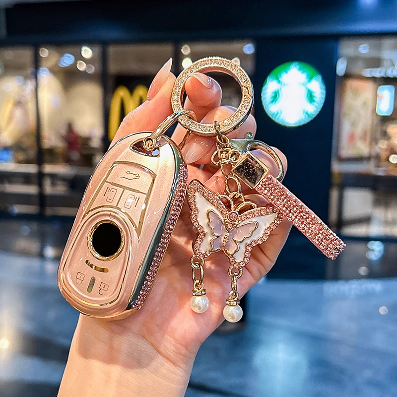 

Keycase for Buick GL8 avenir keycover keyshell Keychain Car Case buckle car key bag cars accessories car keys