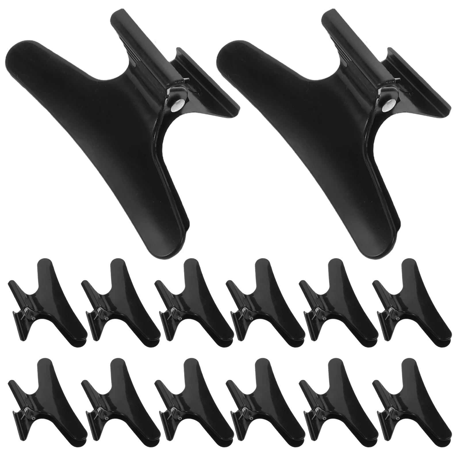 

15pcs Plastic Clips Sectioning Salon Styling Thin Design Black Women Hair Accessories Hairdressing Clamps Butterfly for Hair