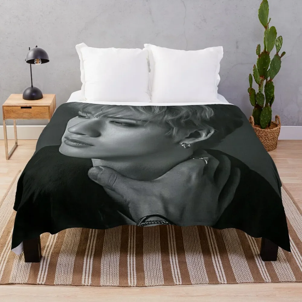 Bang Chan Stray Kids skz kpop bang chan lee know changbin hyunjin han seungmin jeongin maxident poster Throw Blanket