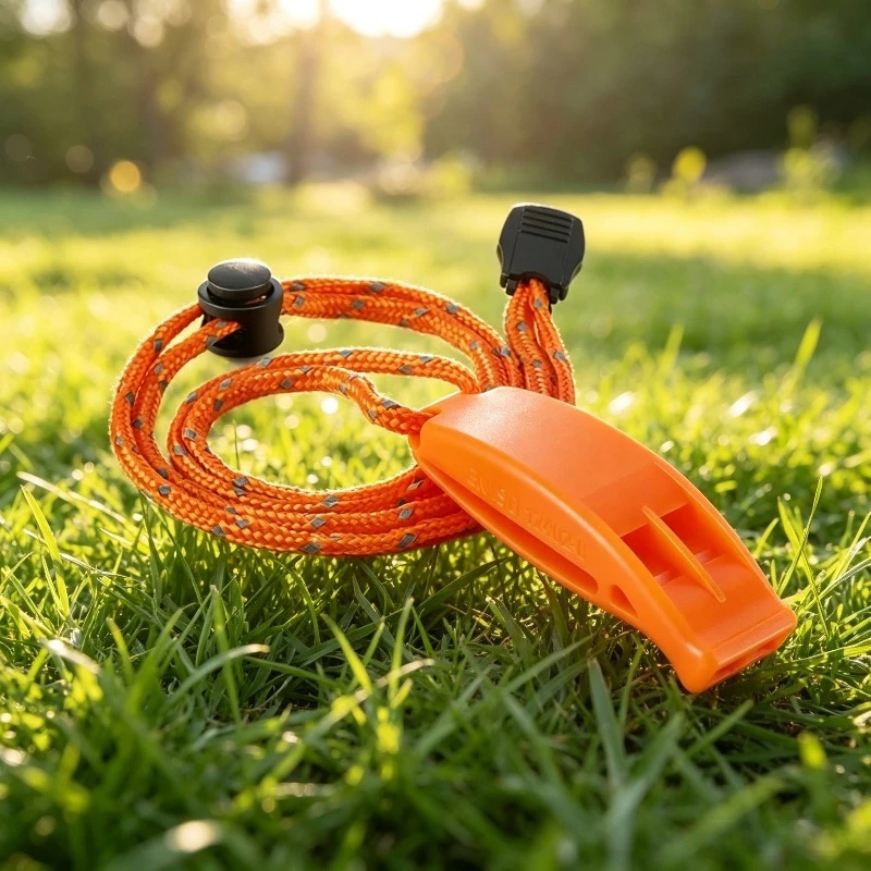 2PCS Safety Whistles Emergency Whistles with Lanyard for Kayak Life Jackets Lifeboats Fishing Boats Camping Hiking Hunting