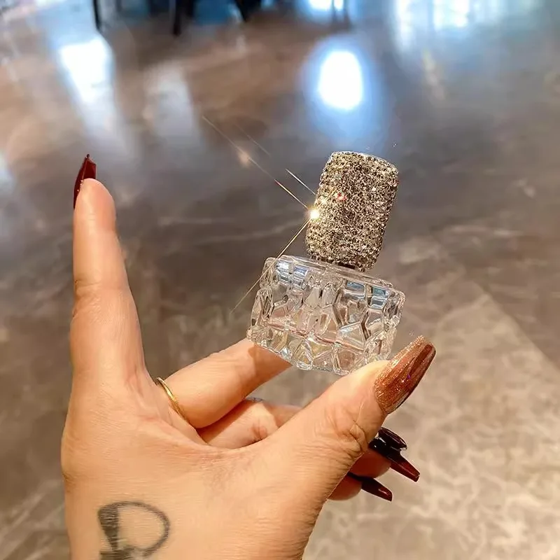 Diamond Perfume Bottle 10ML Portable Spray Glass Bottle Cosmetic Container Travel Ultra Atomizer Sanitizer Line Mist Sprayer
