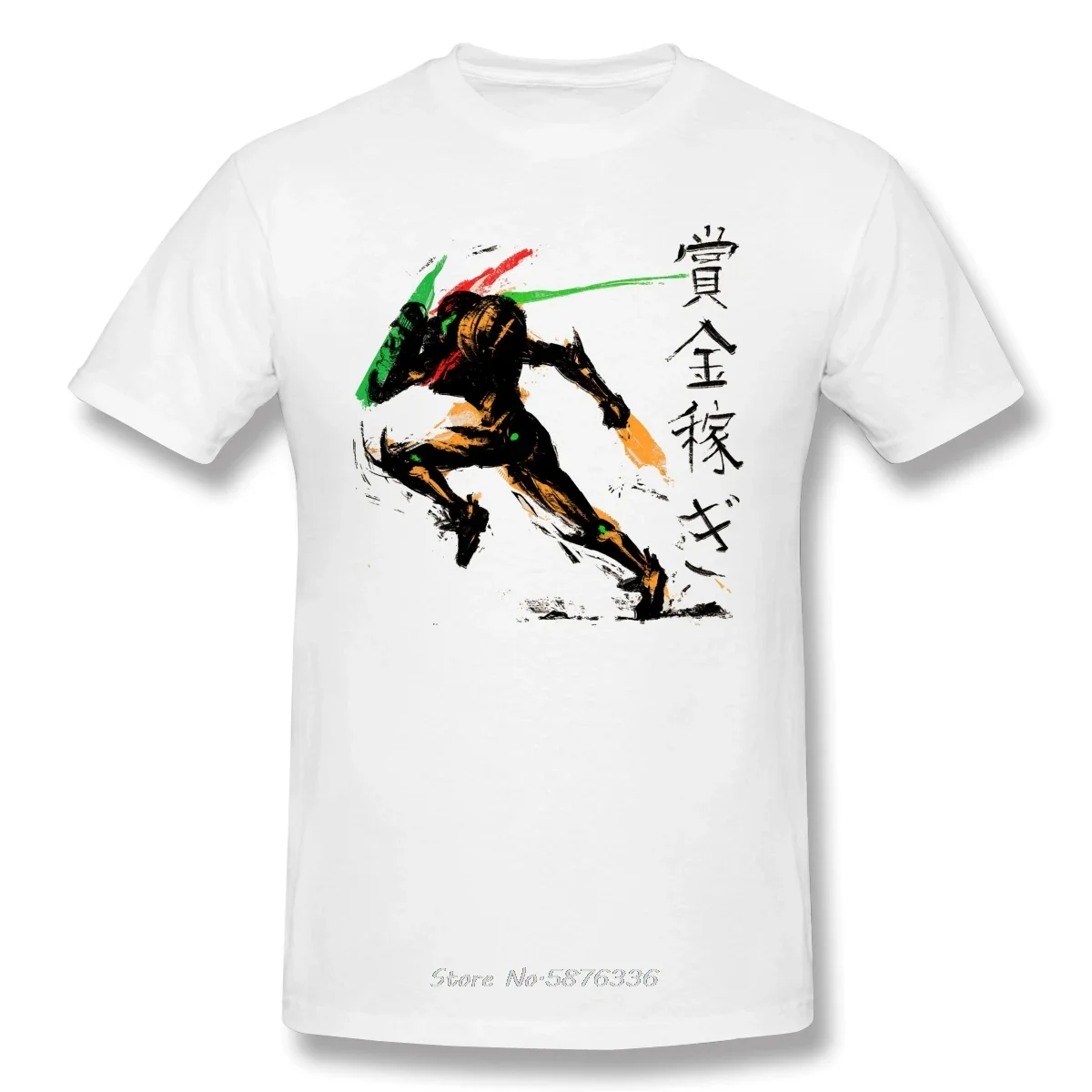 

Men Cotton Tee T Shirt Graphic Plus Size Tops Letter Print Samus Araann Graphic Oversized Short Sleeve Tees Funny Harajuku