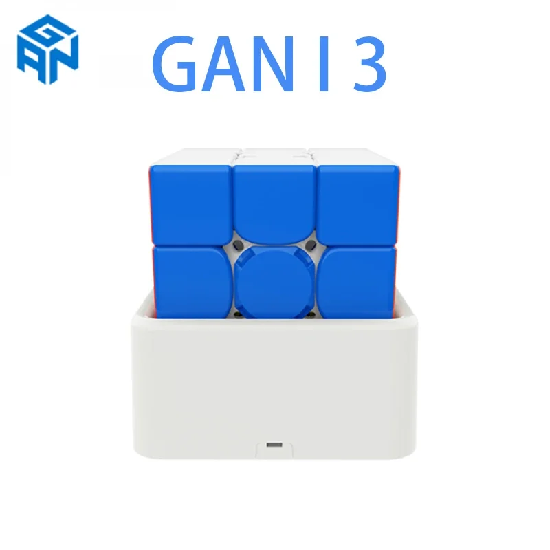 GAN I3 3x3 Cubo Magico Magnetico Senza Adesivo GAN 356 I 3 Cubo di Velocità Professionale Intelligente Giocattolo Gan 356 i3 Cubo Magico Puzzle