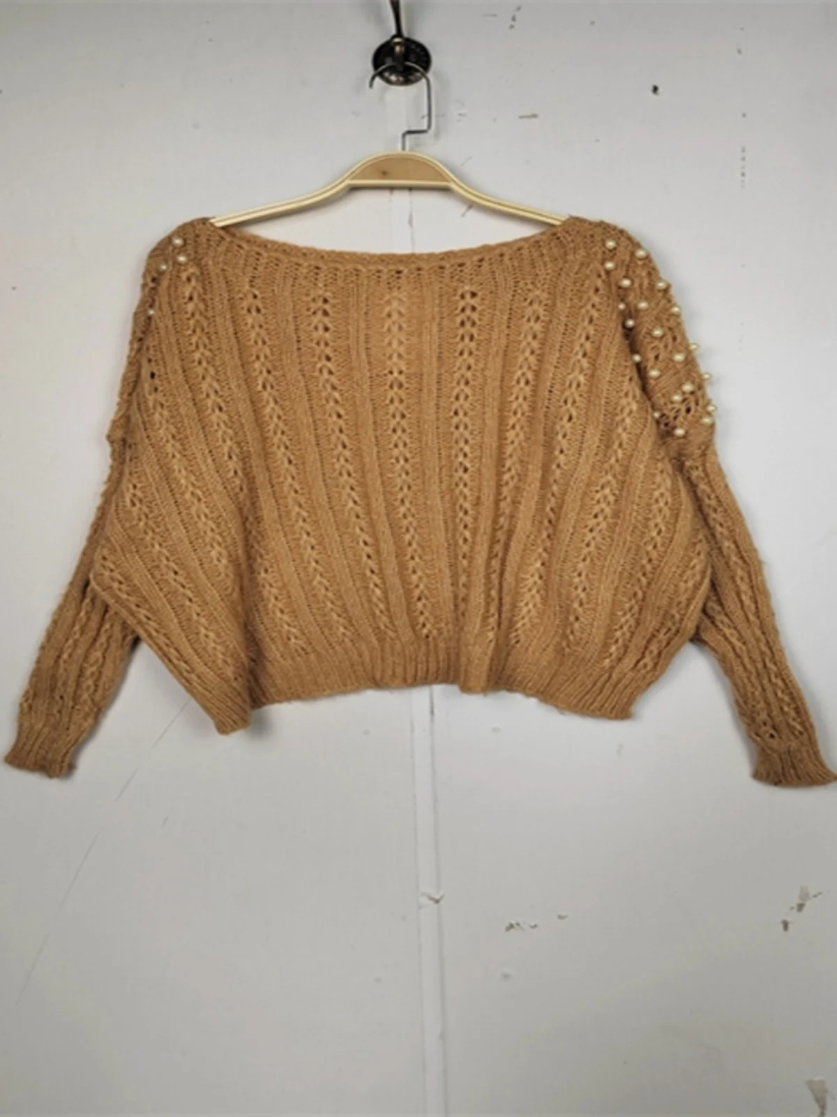 

Retro Vintage Design Soft Lightweight Lazy Sle Women's Cute Mouton Wool Long Sve Sweater Comfortable Loose Fit Spring Au...