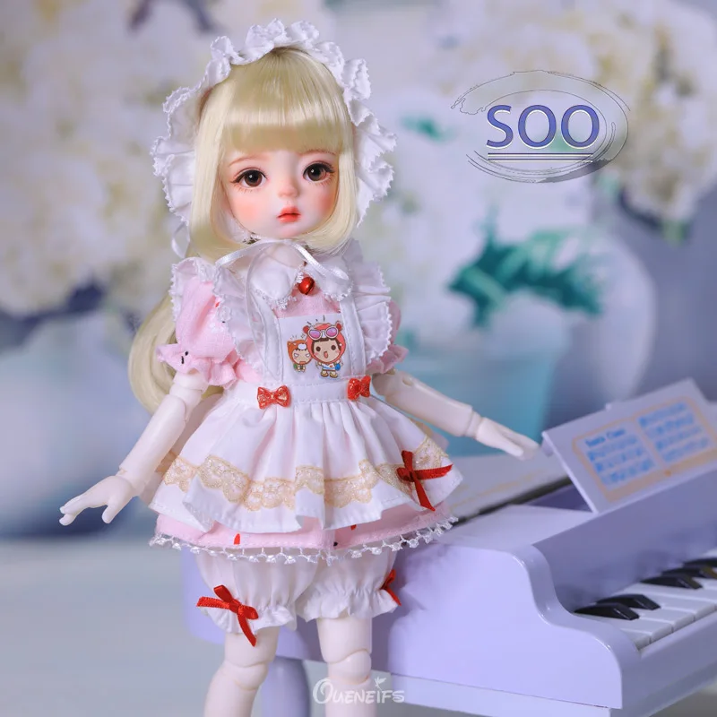 Soo 1/6 BJD Doll Fullset Resin Toys Cute Girl-next-door 27.5cm YOSD Ball Jointed Dolls For Gifts To Chilldren