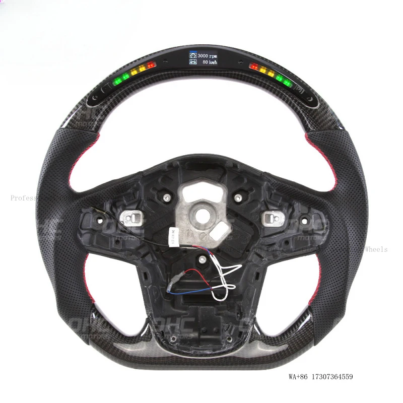 Suitable for modification of Toyota Supra GR A90 MK5 with LED visualized smart carbon fiber steering wheel