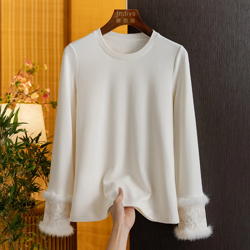 Women'S Fashion Winter 2026 - Yeni Çin Tarzı Ulusal Moda Vizon