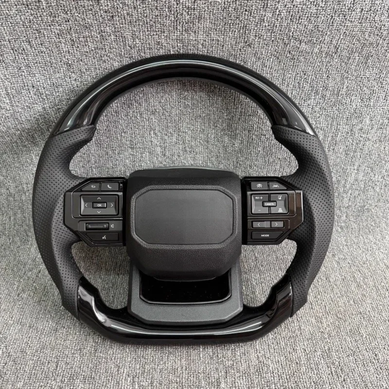 Carbon Fiber Customized Steering Wheels For Toyota Landcruiser Prado LC200 LC300 LC250 Steering Wheel Assembly Modified view 3