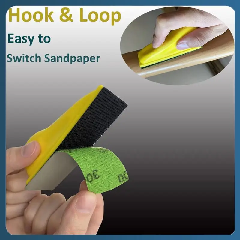 

AB02 3.5" X 1" Hook Attached Mini Sandpaper& Sanding Block 71-Pc Grit Assortment 400/600/800/1000/1500/2000/3000 For Polishing