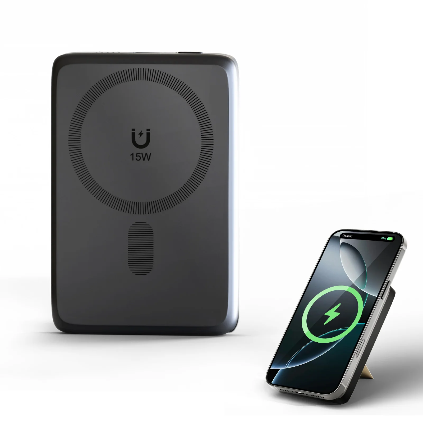 Magnetische kabellose Ladestation, 10.000 W Powerbank, 22,5 W, schnelles Laden, 3-in-1-Qi-zertifizierte Reise für iPhone, Samsung, AirPods