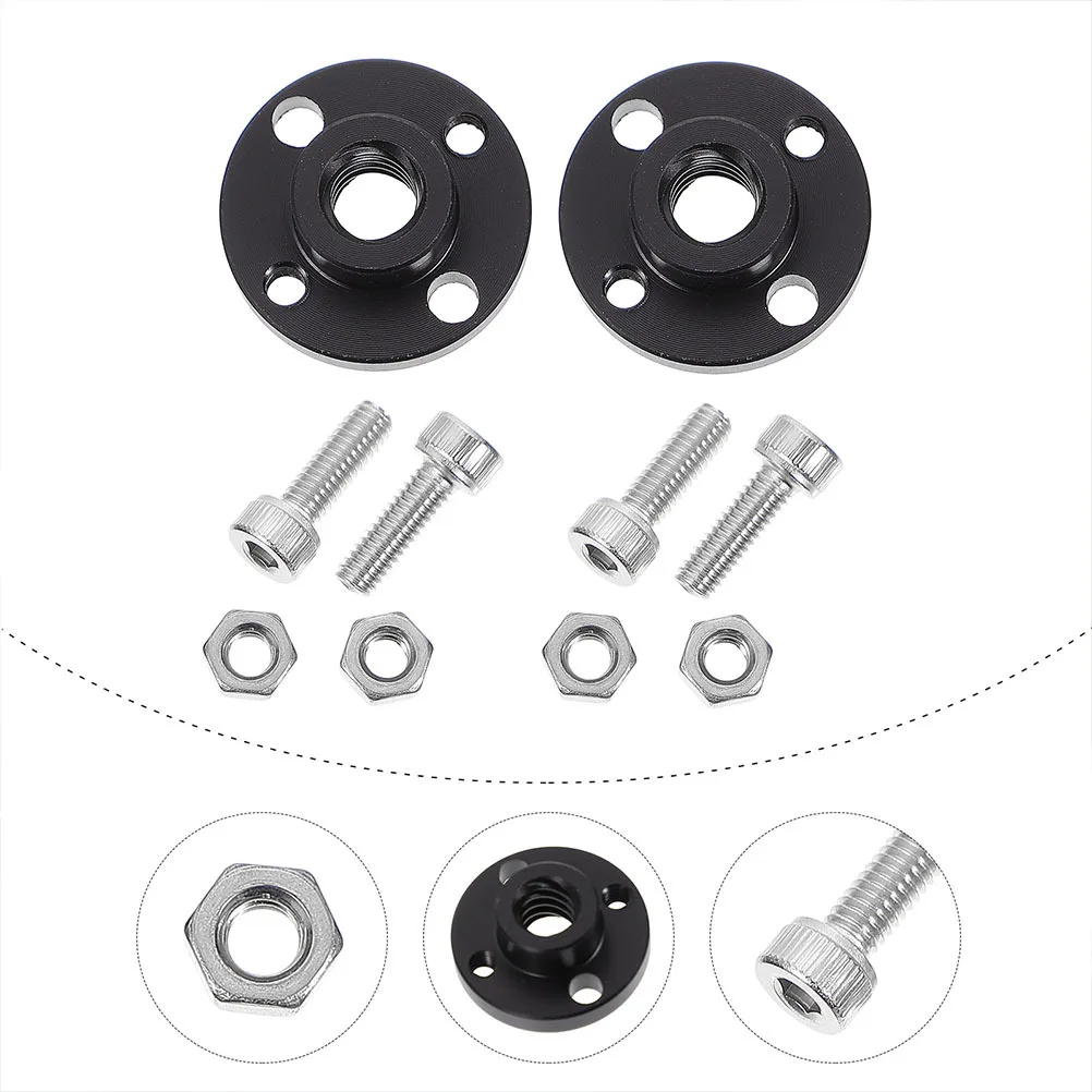 

2 Sets Pom Nut 3D Printer Lead Screw Nuts High Hardness Long Lasting For Stepper Motors Machine Tool Rails Elimination Gap