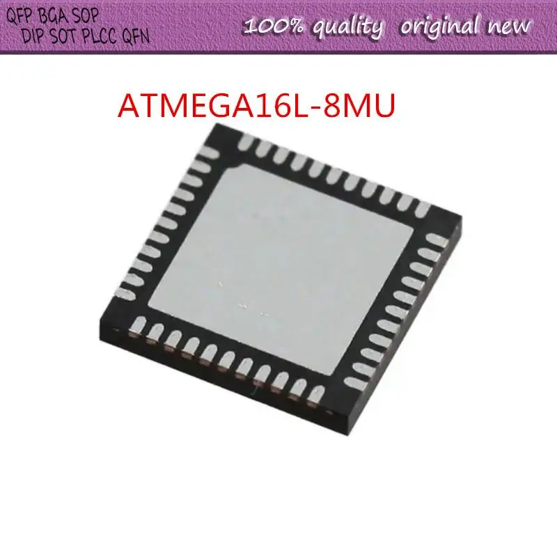 

НОВЫЙ 2 шт./лот ATMEGA16L-8MU ATMEGA16L-8 ATMEGA16L MEGA16L QFN-44