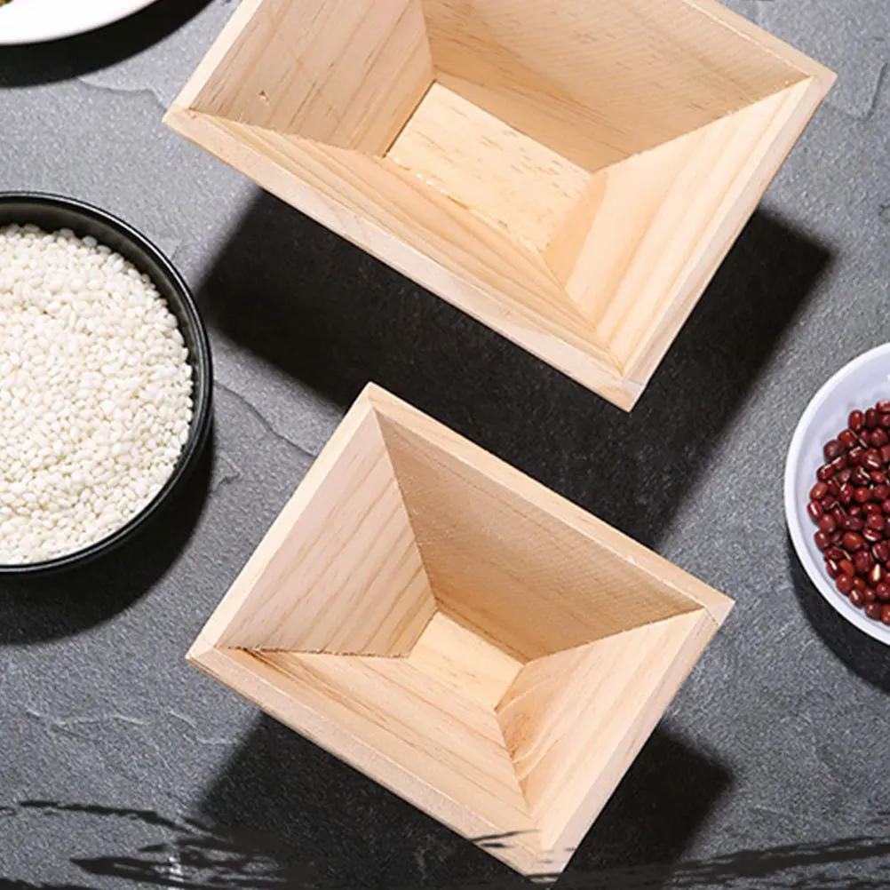 

1Pcs Wood Quadrangular Rice Dumpling Mold Making Tool Easy Clean Kitchen Accessory DIY Food Mold