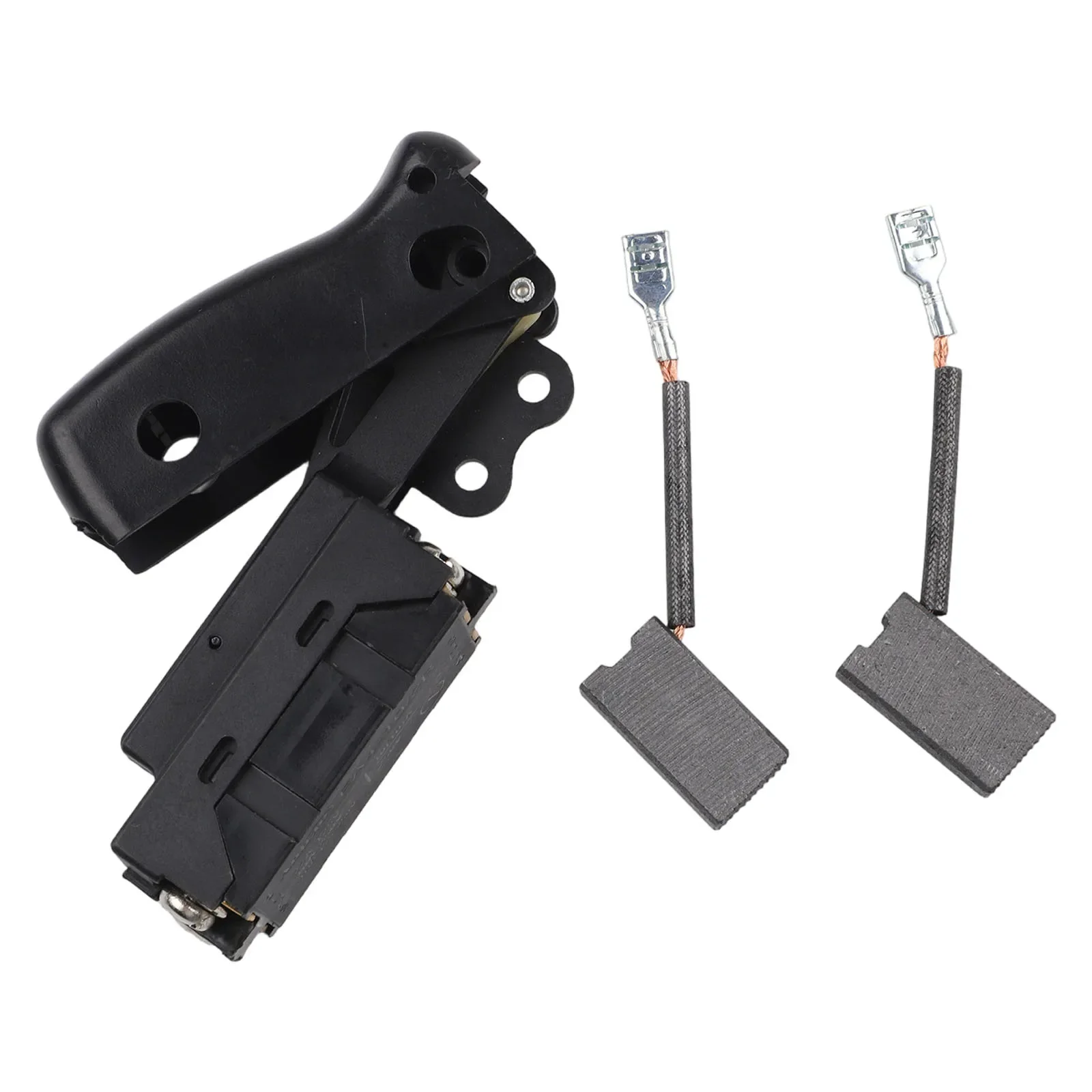 For Power Tool Repair Carbon Brush Power Tool Switch Replacement Guide Tool Part Black as Picture Mechanical Internal Components