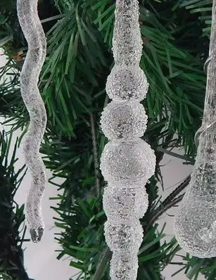

Украшение рождественской елки, стеклянный ледяной бар, подвеска