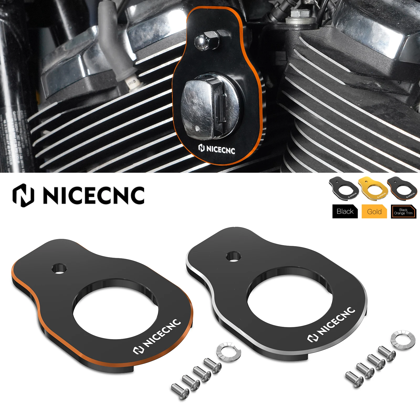 

NICECNC Ignition Key Switch Bracket For Harley Street Glide 2006-2023 Road King FLHR/XS Electra Glide Ultra Limited Tri Glide