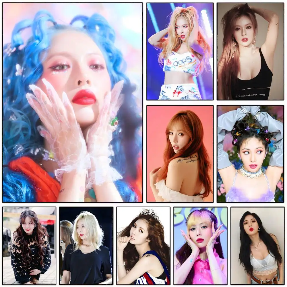 Singer K-Kim Hyun-a Poster Wall Art Print Decorative Mural Home Decor Gift Unframed