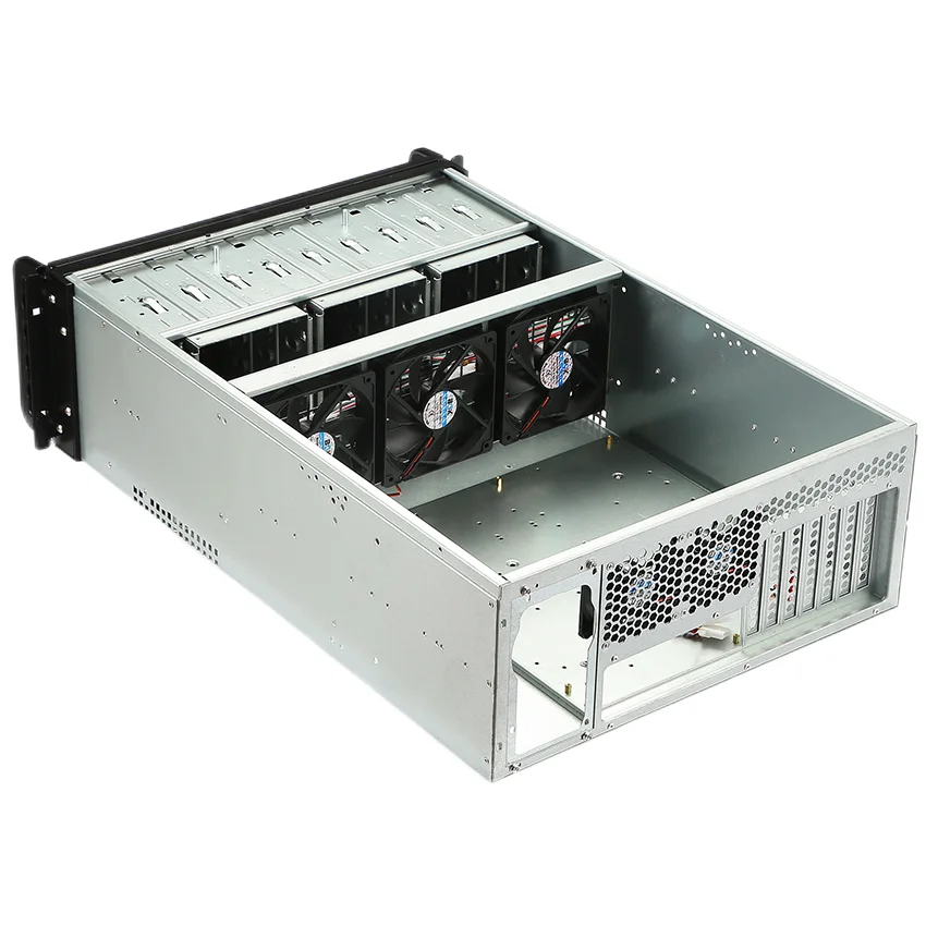 4u Rackmount Server case 4u Standard Chassis 4U Industrial Computer case IPC Rack Mount Computer Server Chassis Mini Itx case Pc