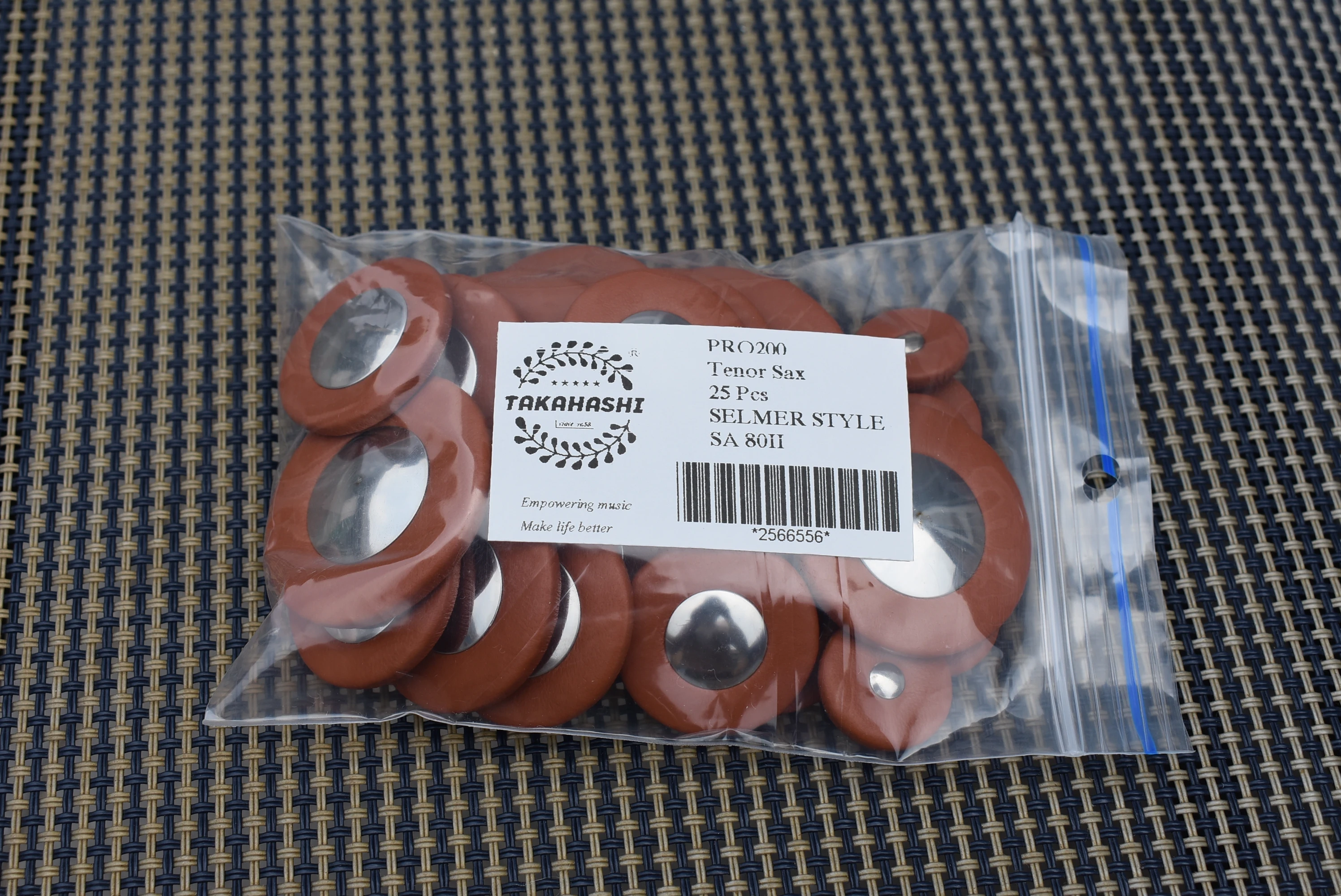 

1 set tenor saxophone leather pad -selmer style