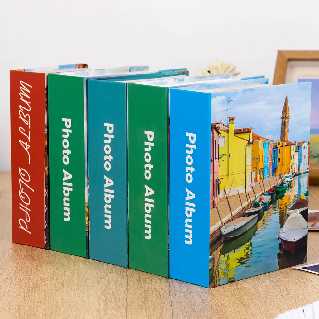 6-inch 100-page photo album, European-style cover, exquisite photo album, universal gift for festivals, family memory collection