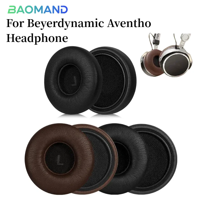 

Replacement Protein Leather Ear Pads Cushion Cover Earpads for Beyerdynamic Aventho Headset