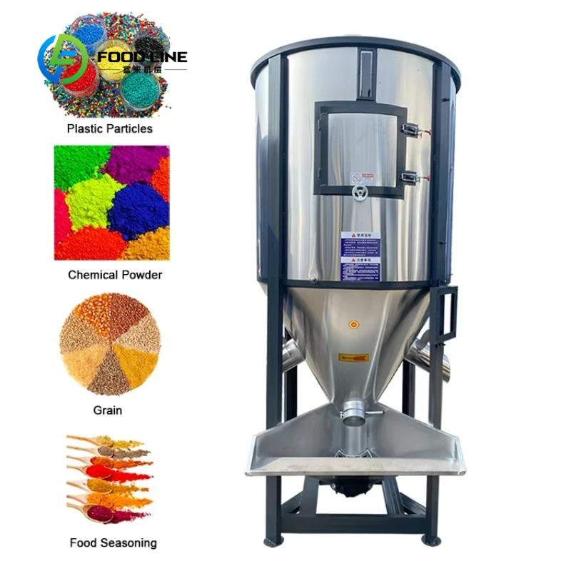 Customized Grain Drying Machine Stainless Steel Double-Screw Conical Vertical Rice Paddy Corn Wheat Bean Blending Grain Dryer