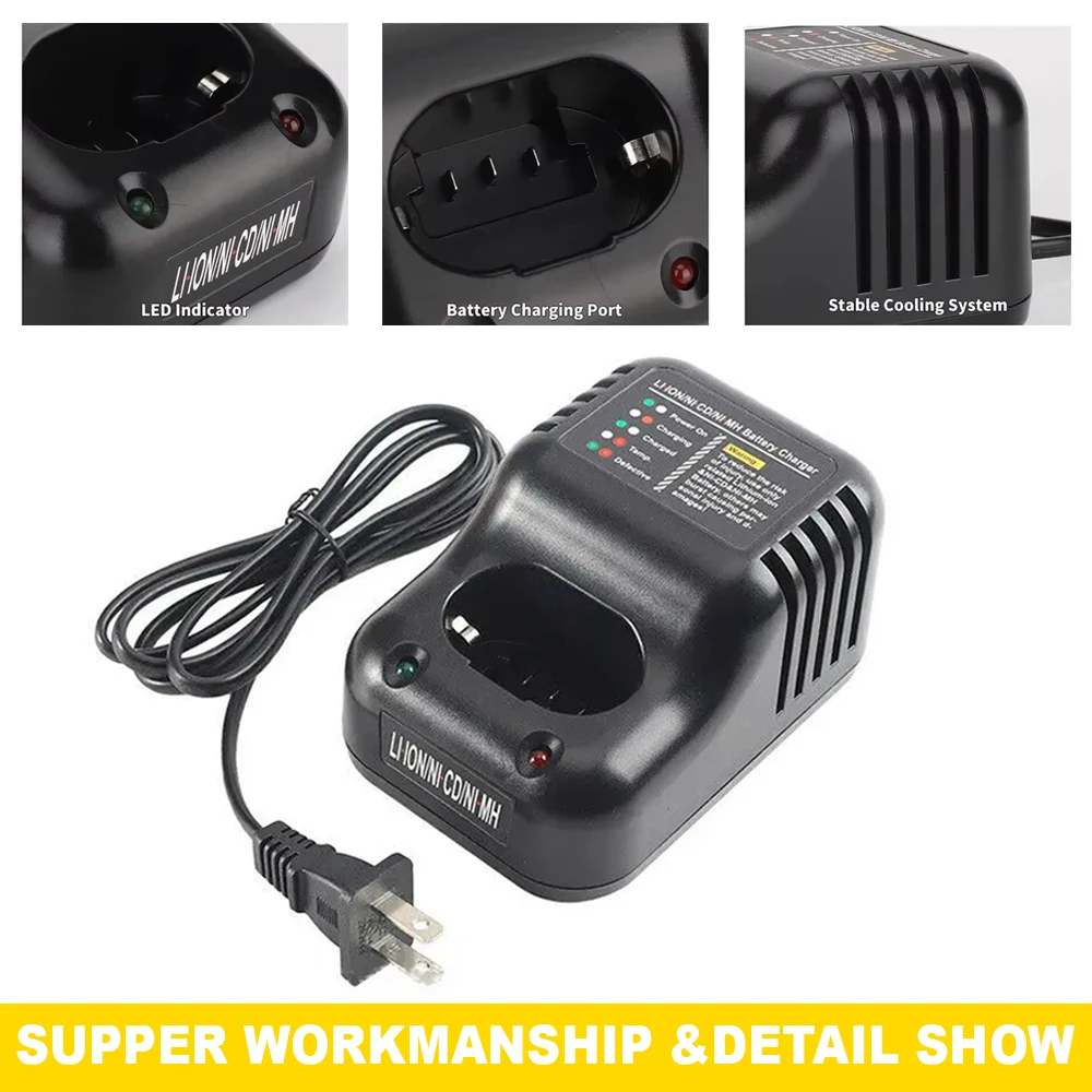 

charger Nail Gun 6V 7.2V Li-ion Battery Ni-MH Ni-CD battery charger for Paslode 404717 B20544E BCPAS-404717 902654 Dvisi