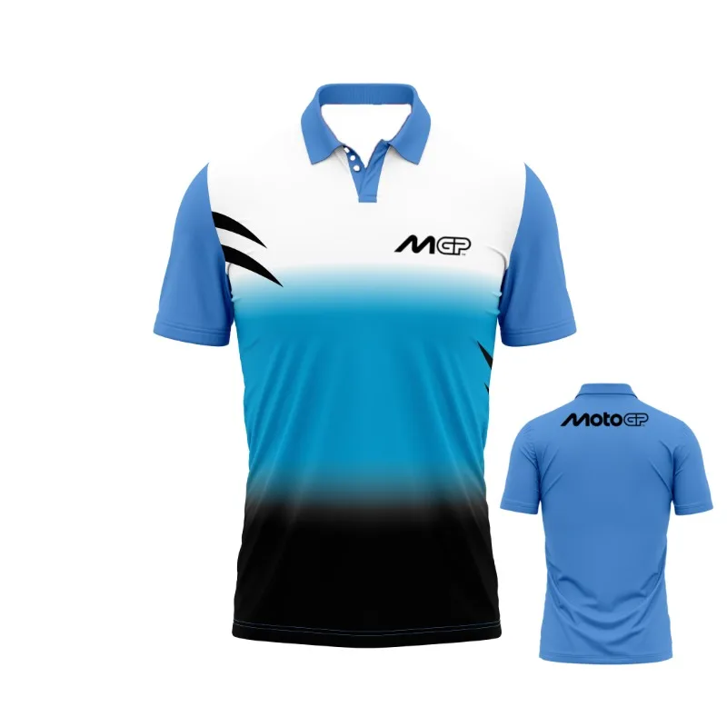 

Summer Men's Motorcycle Riding 3D Printed Quick Drying T-shirt, Short Sleeved Sports Shirt, Fashionable Football Polo Shirt