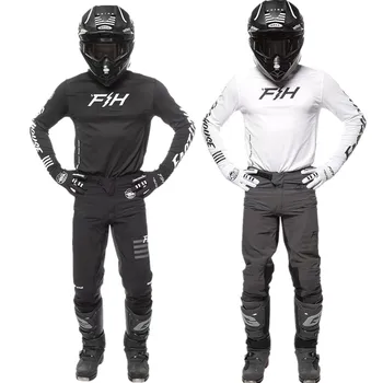 FH MX Helium FXR maillot ensemble Dirt Bike Motocross ensemble d'équipement ATV moto Combo hors route maillot et pantalon