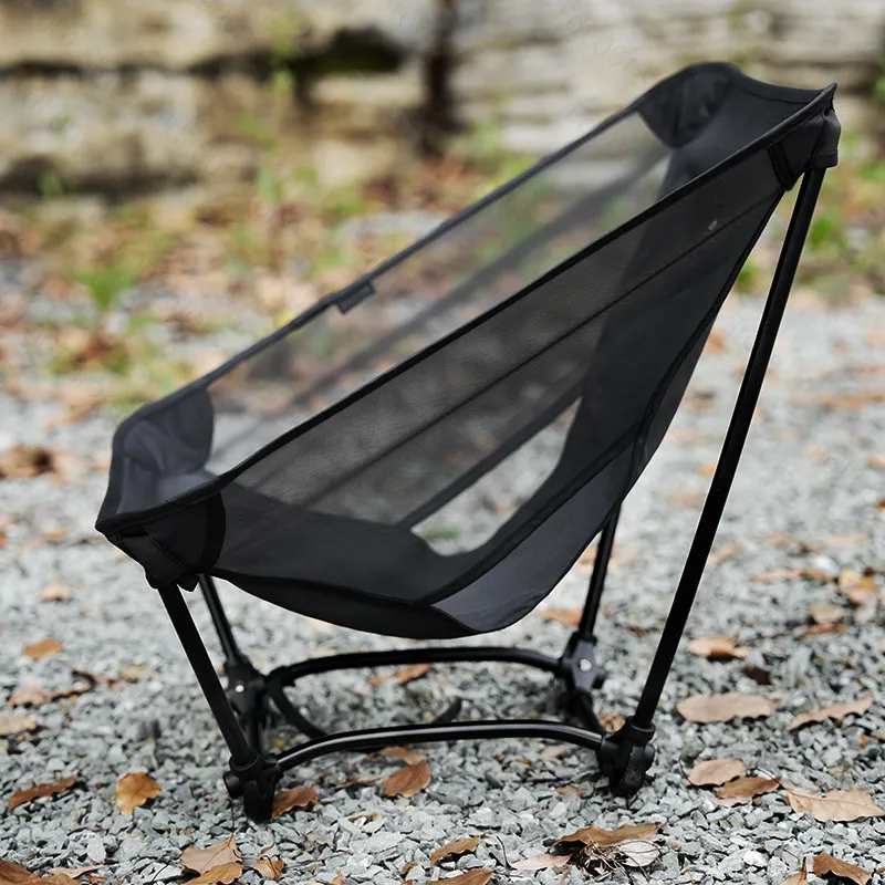 

Hiking Camping Chair Lightweight Ground Chair Ultra-Lightweight Outdoor Folding Four-Legged Chair