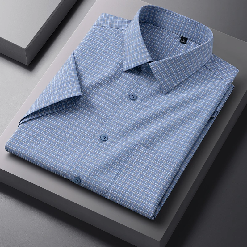 

Men's short-sleeved shirt men's clothing non-stretchable anti-wrinkle casual versatile comfortable fashionable street style