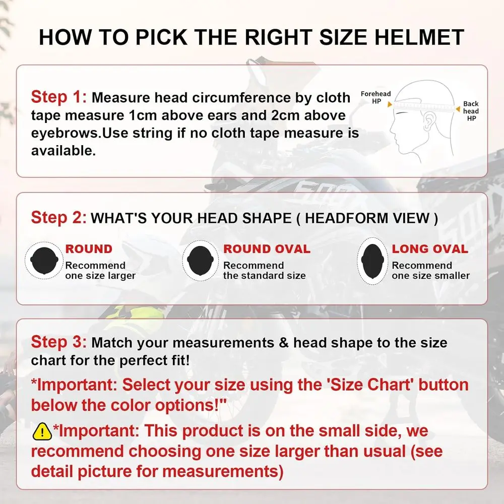 Men's & Women's Off-Road Dual Visor Motorcycle Helmet with Sunshield, DOT Approved (XL)