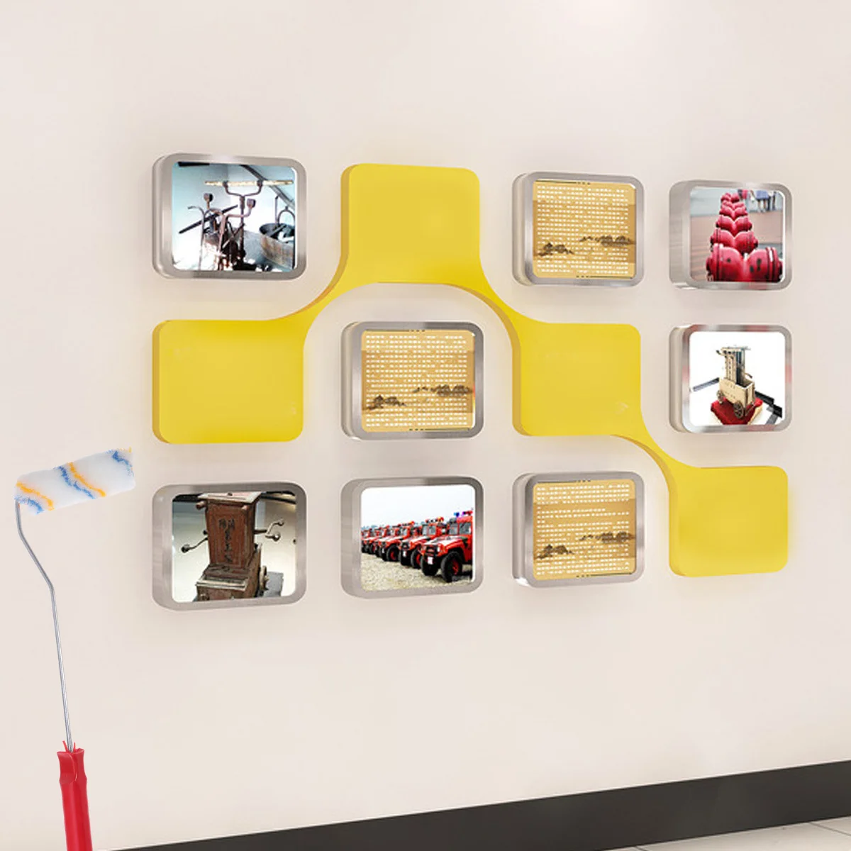 

10Pcs Roller Brush Paint Covers Washable Reusable for Wall Painting Tool Smooth Finish Wall Repair Tools Home Room