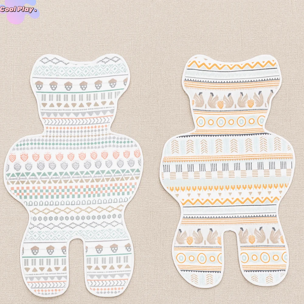 

Soft Baby Stroller Cooling Pad Breathable Dining Chair Baby Stroller Cushion Pram Cushion Cute Pushchair Car Mat