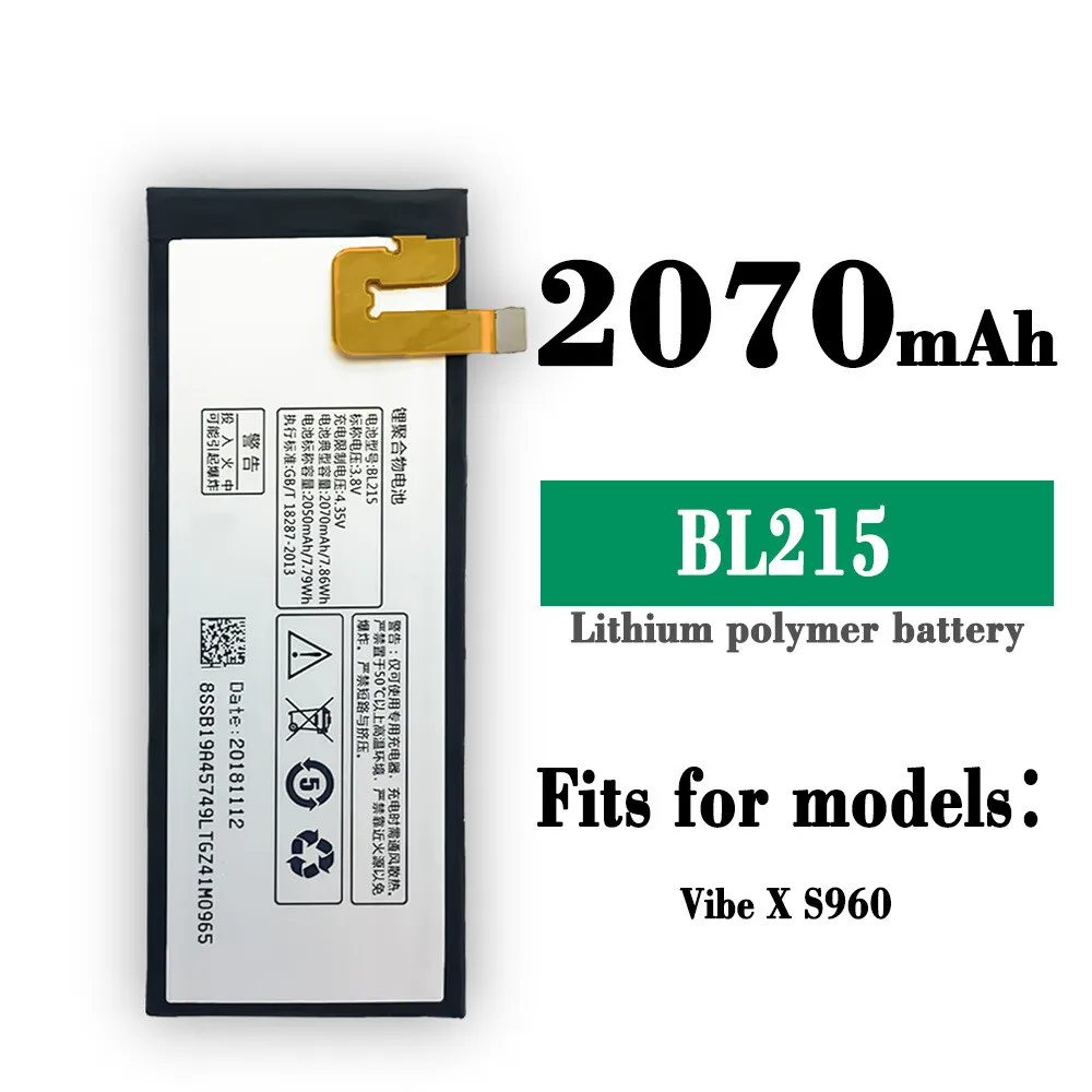 High Quality Replacement Internal Battery For Lenovo VIBE X S960 S968T BL215 NEW