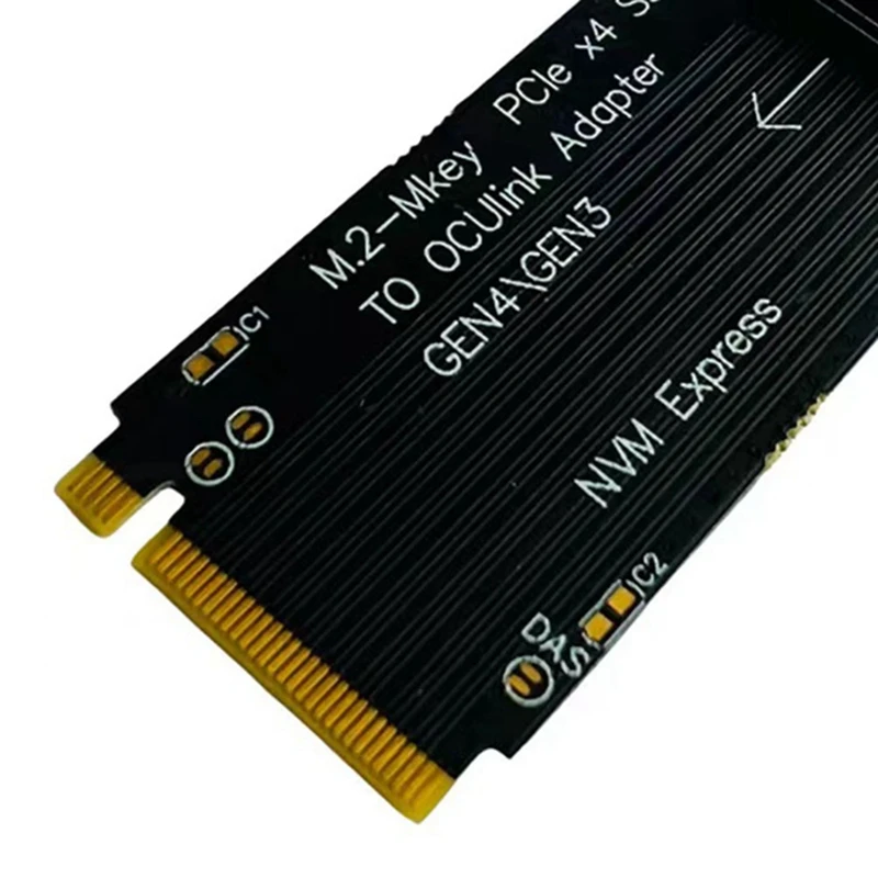 1 PCS PCB M.2 NVME To U.2 Oculink SFF-8612 Adapter PCI-E NGFF Multi-Function Convenience Adapter GEN4