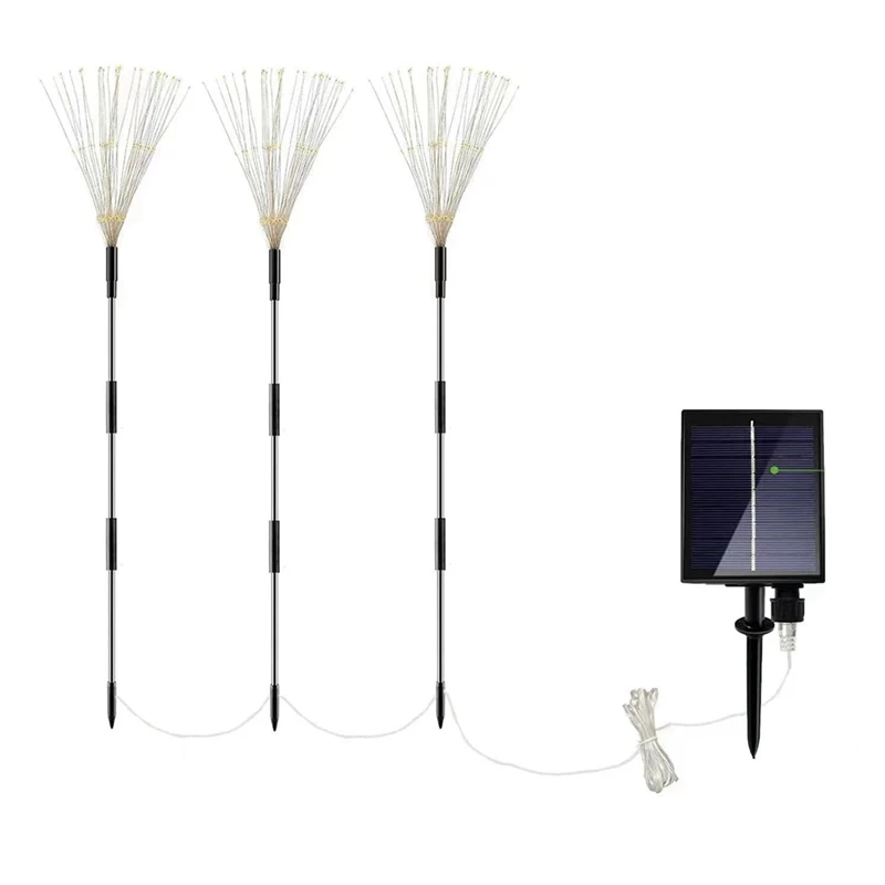 

Solar Garden Lights, 3 In 1 Solar Lights Outdoor Waterproof With Remote, LED Solar Landscape Lights