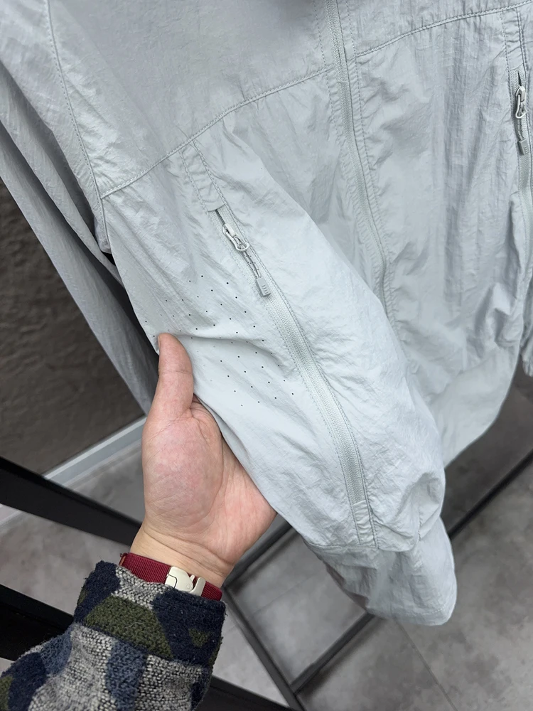 Pakaian Luar Kasual Berkerudung Ringan untuk Musim Panas, Anti-UV, Berpori, dan Bernapas dari Pampa& SVIP High-End...