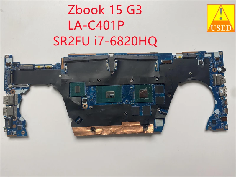 Sử Dụng LAPTOP Cho Zbook 15 G3 Với I7-6820HQ CPU LA-C401P Thử Nghiệm Đầy Đủ Và Hoạt Động Hoàn Hảo