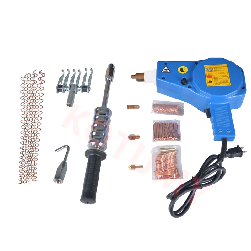 المحمولة التلقائي آلة إصلاح الصفائح المعدنية دنت مجتذب عدة الجسم الصفائح المعدنية دنت ماكينة لحام نقطي PRM-10KW 110 فولت/220 فولت #2