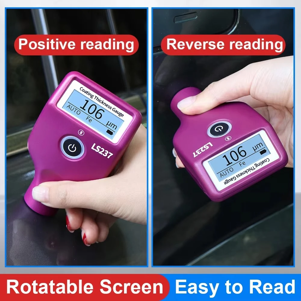 LS237 High Precision Car Paint Checker Detector Film Thickness Tester Car Paint Meter Coating Thickness Gauge view 4