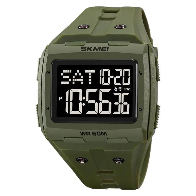 

Skmei Electronic Watch Men's Sports Student Youth Multi-Function Electronic Watch Alarm Clock Luminous Waterproof Watch