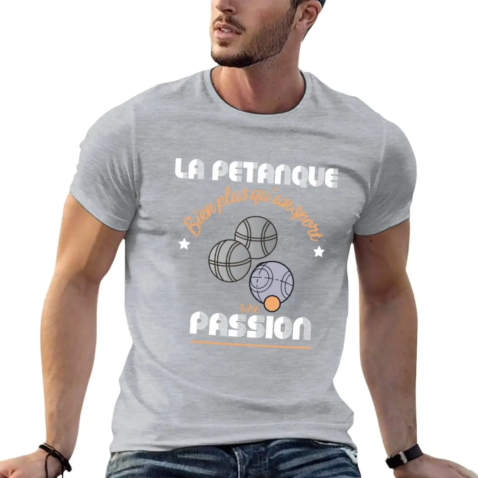 sports fan t-shirts Blouse mens graphic t-shirts funny petanque passion T-Shirt tops 2024 Summer vintage funny Short Sleeve