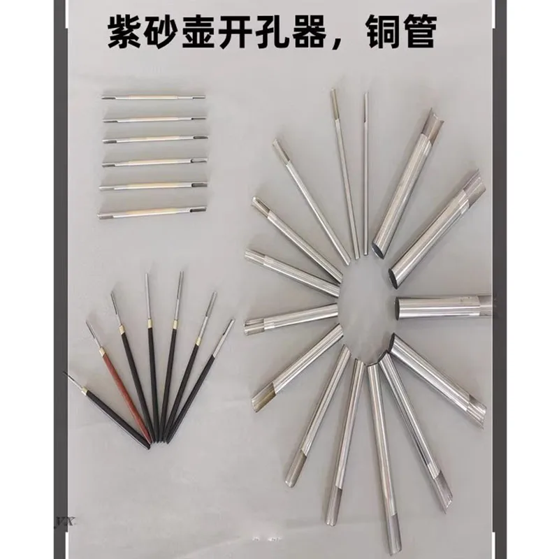 

Professional Teapot Making Tool - Copper Tube Hole Puncher for Clay Pottery, Ceramic Drilling Tool Kit