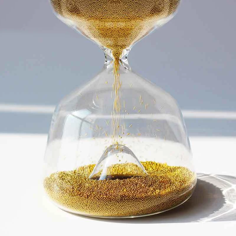 Golden Sand Watch Hourglass Sandglass Sand Cook Clock Children Gift Sand No Timer Home Decoration
